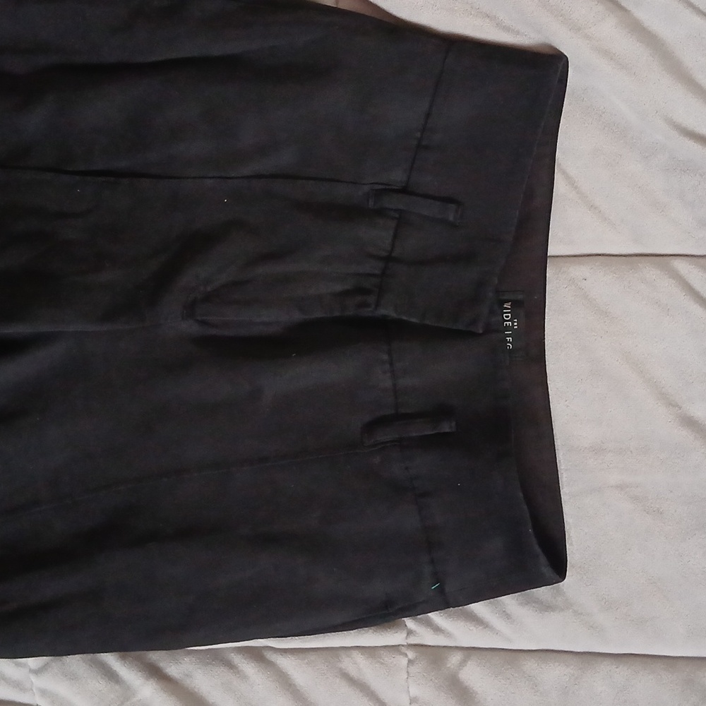 GUC WHBM The Wide Leg Black Pants Size 2 - Picture 3 of 8